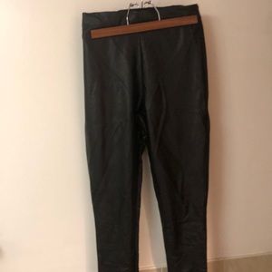 Garage faux leather pants size small